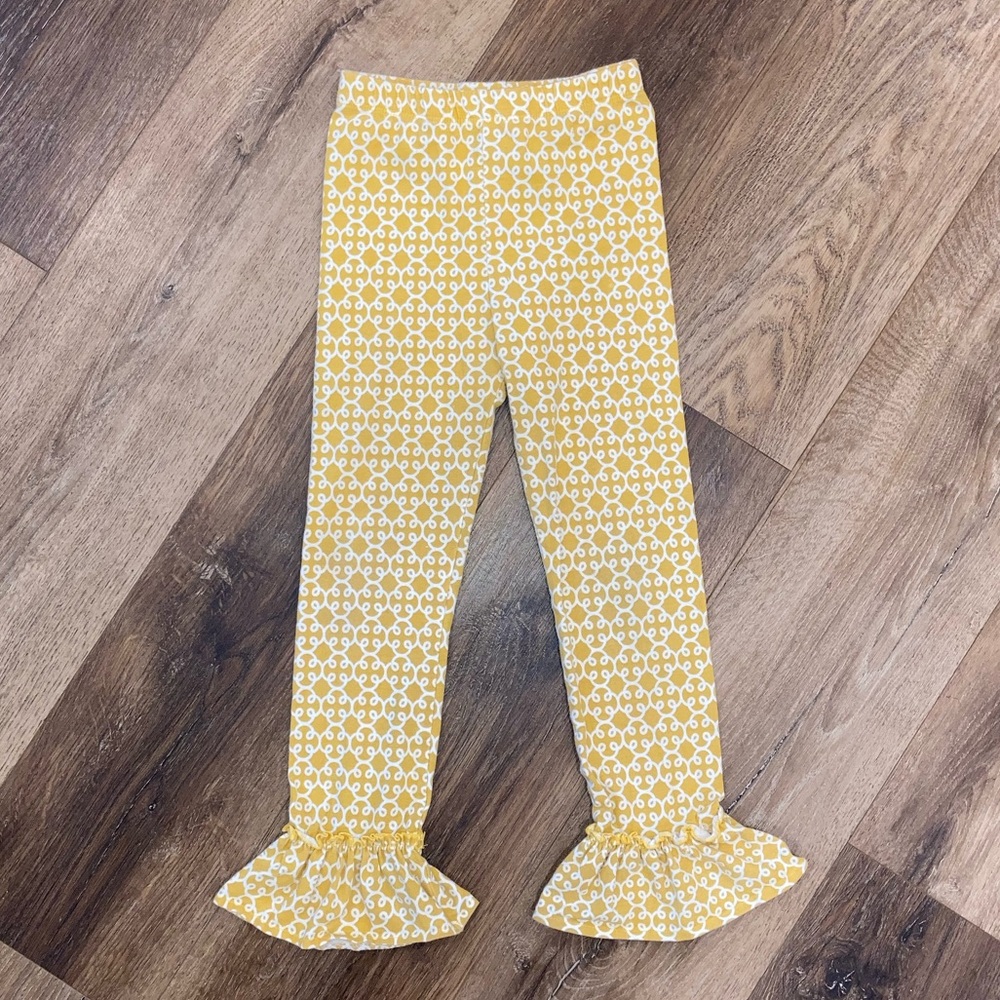 Jumping Fences Yellow 2 Piece Matching Owl Set Top Pants Outfit 6(Girl) - Picture 8 of 15